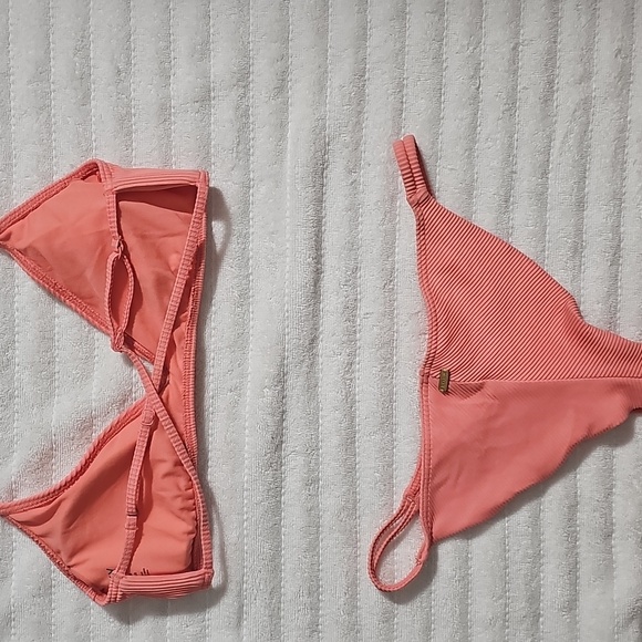 Roxy Pink/Coral Bikini Set - Picture 10 of 10